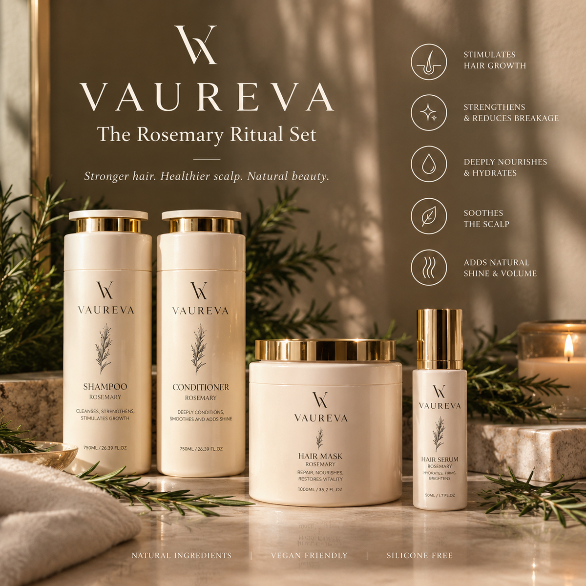 VAUREVA™ – The Rosemary Ritual Set