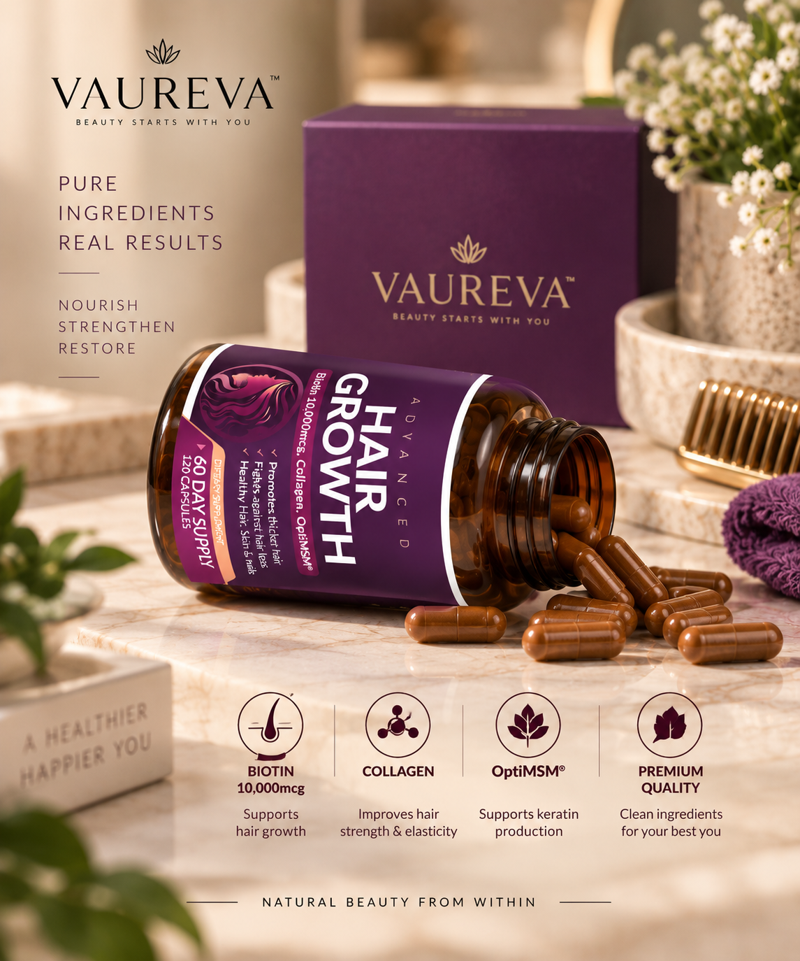 VAUREVA™ Advanced Hair Growth Complex